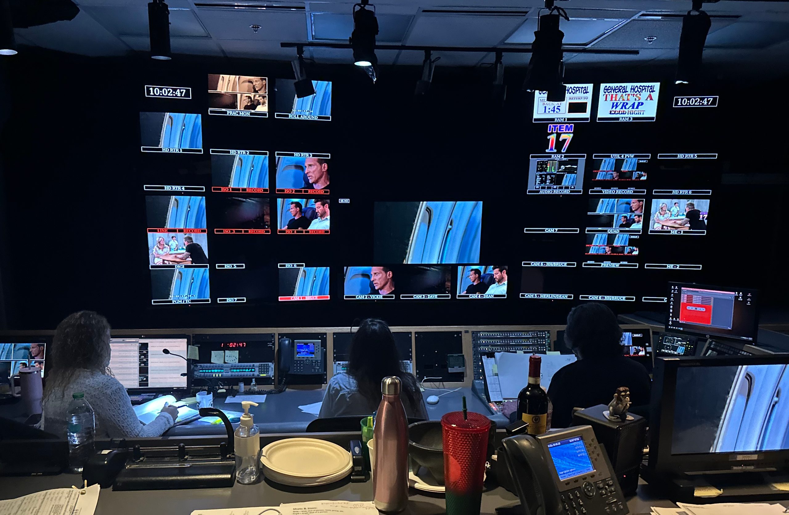 On set — General Hospital